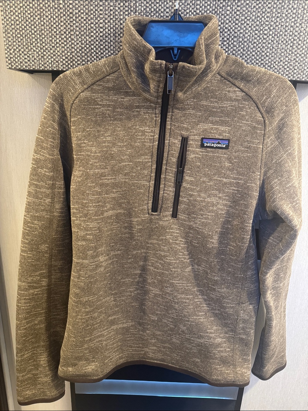 Patagonia better sweater Men's Zip-Neck Sweater - Olive Brown Heather